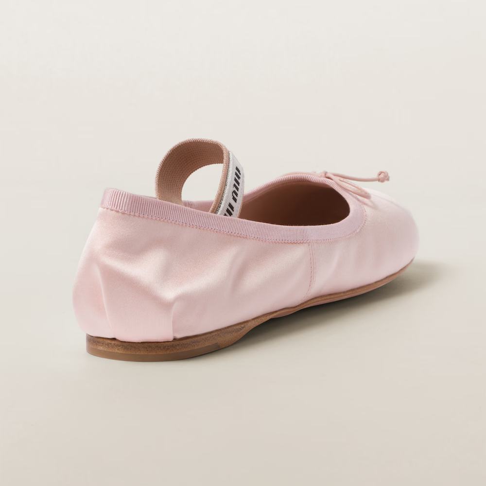 Satin ballerinas