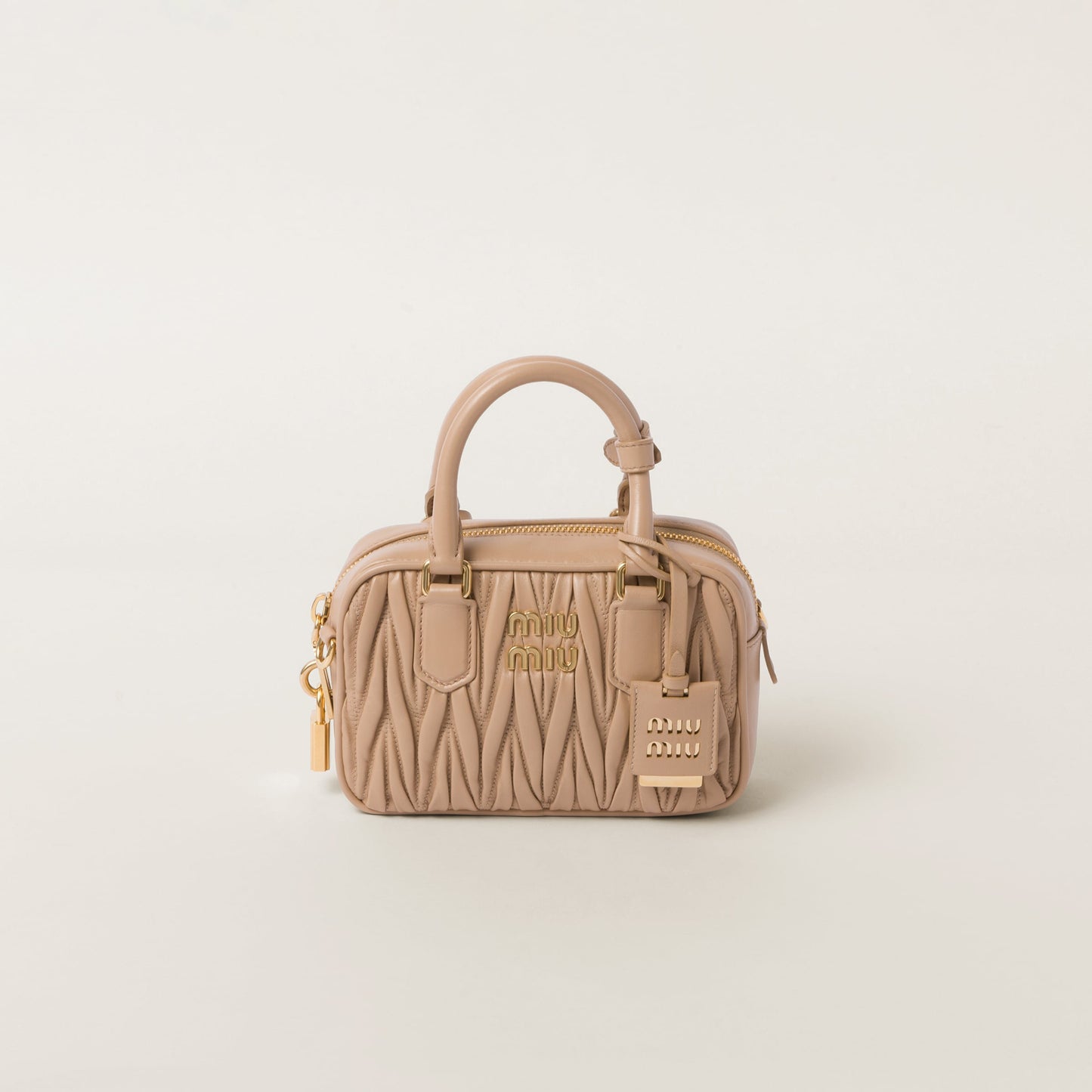 Arcadie matelassé nappa leather bag