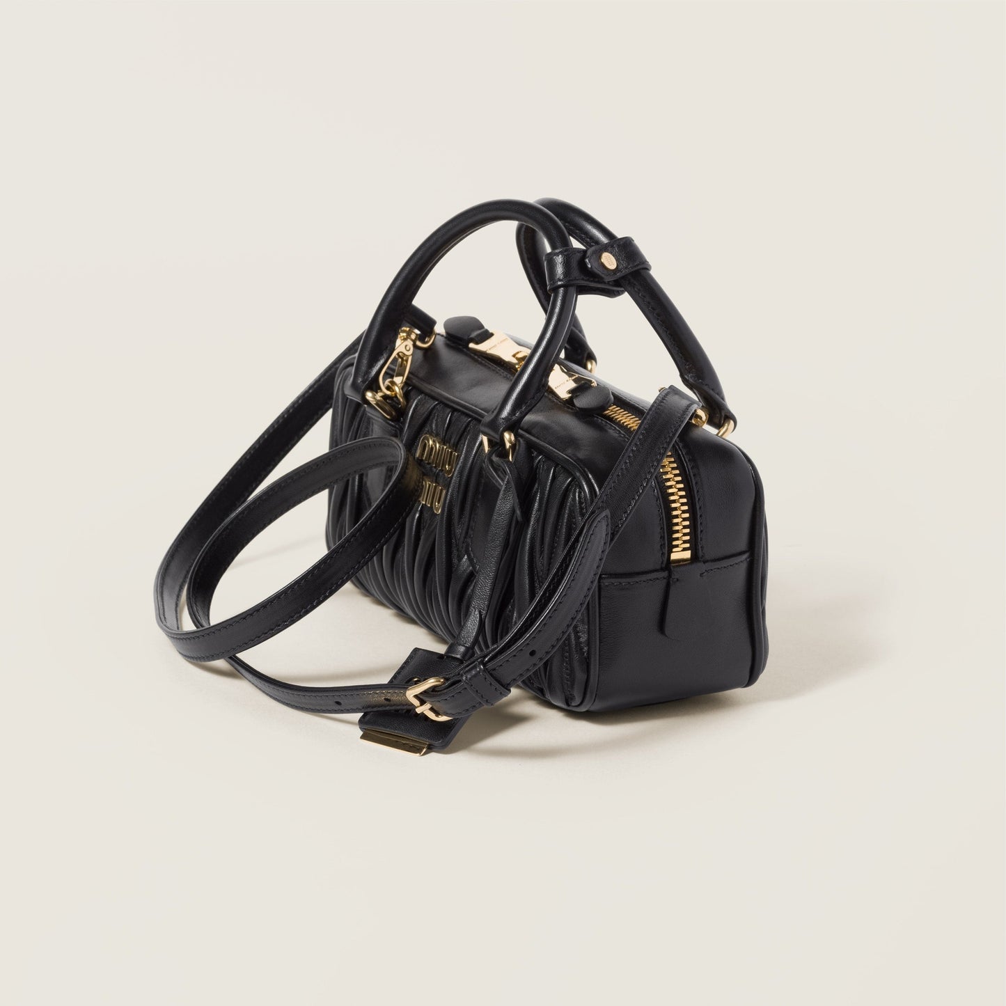 Arcadie matelassé nappa leather bag