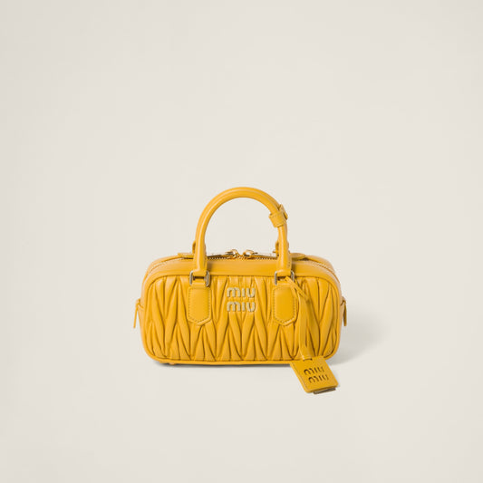 Arcadie matelassé nappa leather bag