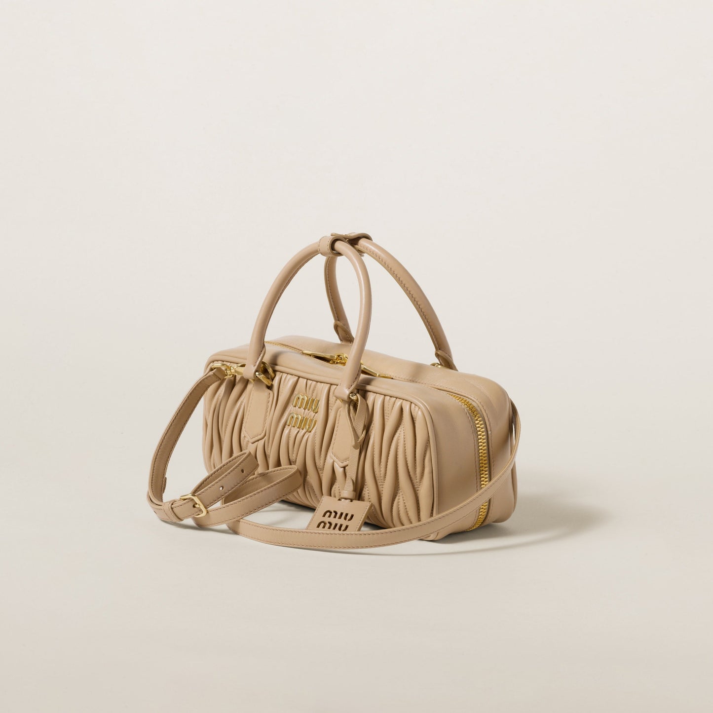 Arcadie matelassé nappa leather bag