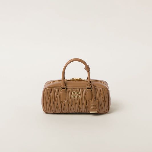 Arcadie matelassé nappa leather bag