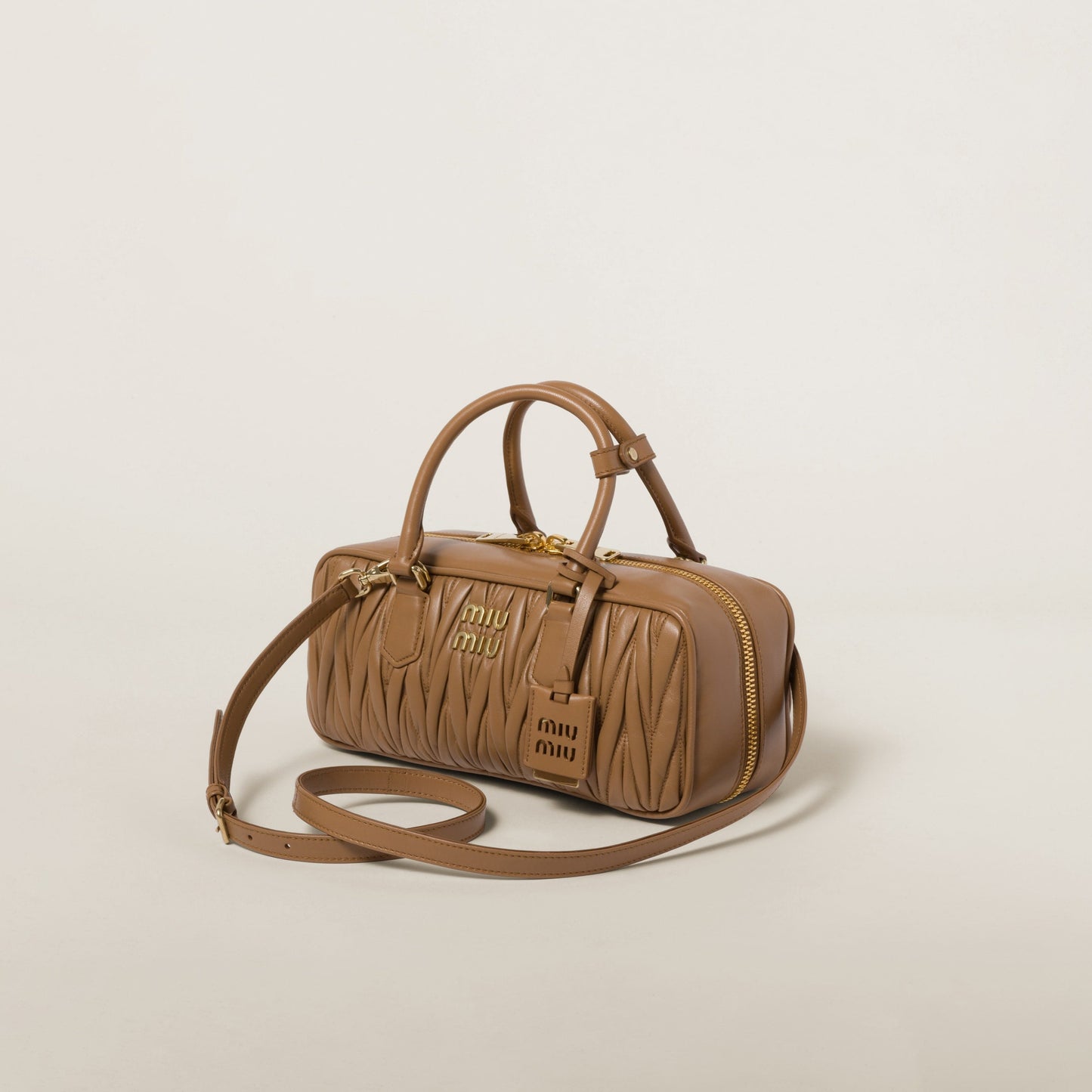 Arcadie matelassé nappa leather bag