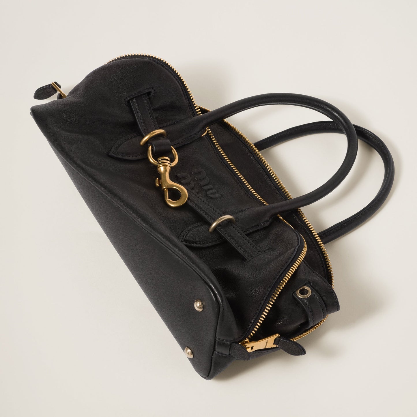 Aventure nappa leather top-handle bag