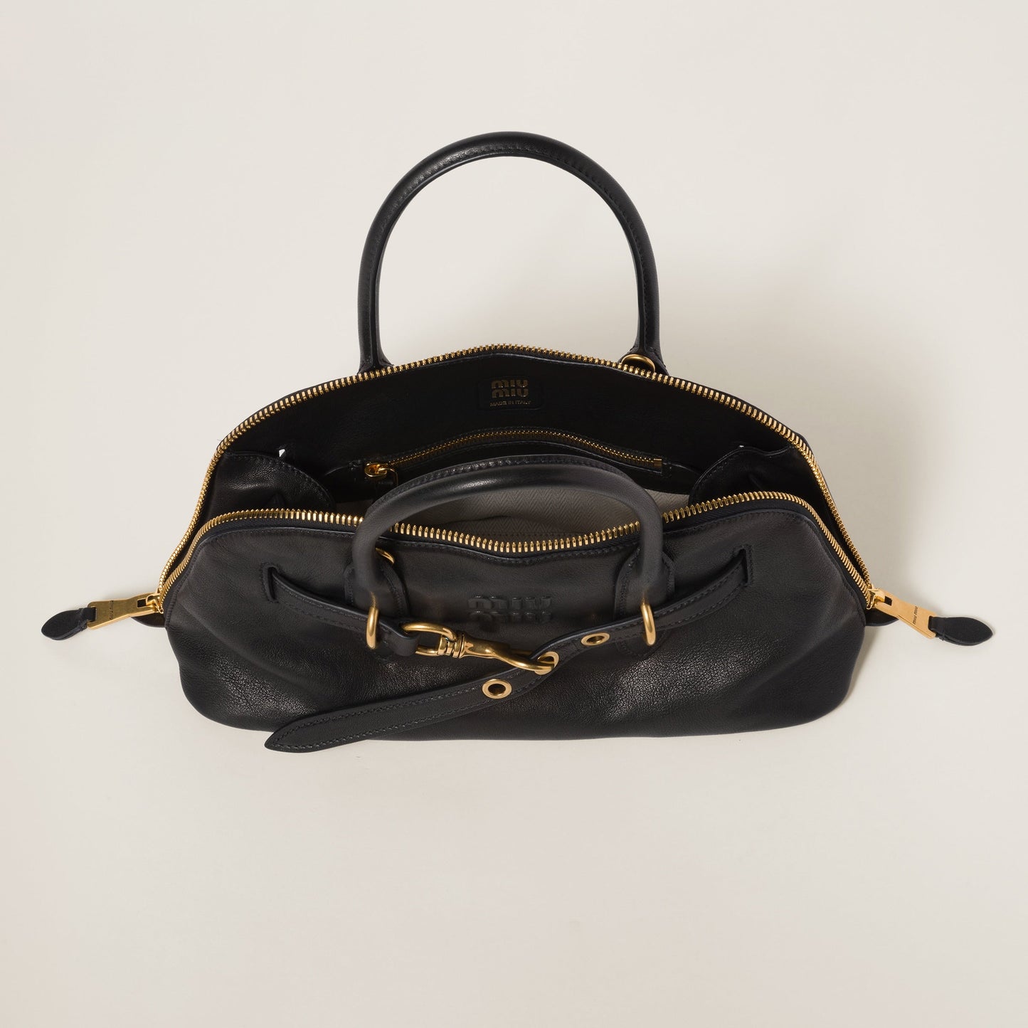 Aventure nappa leather top-handle bag