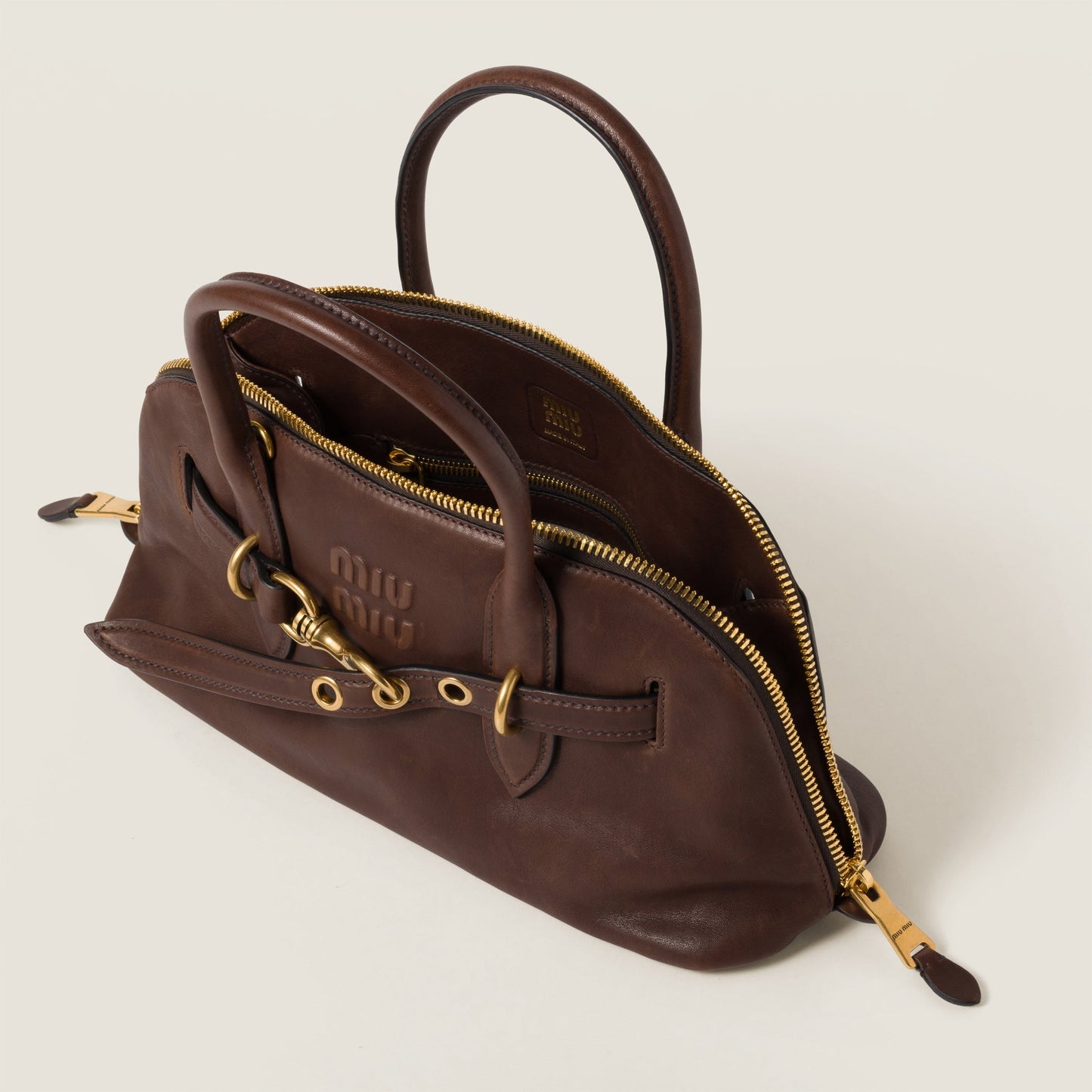 Aventure nappa leather top-handle bag