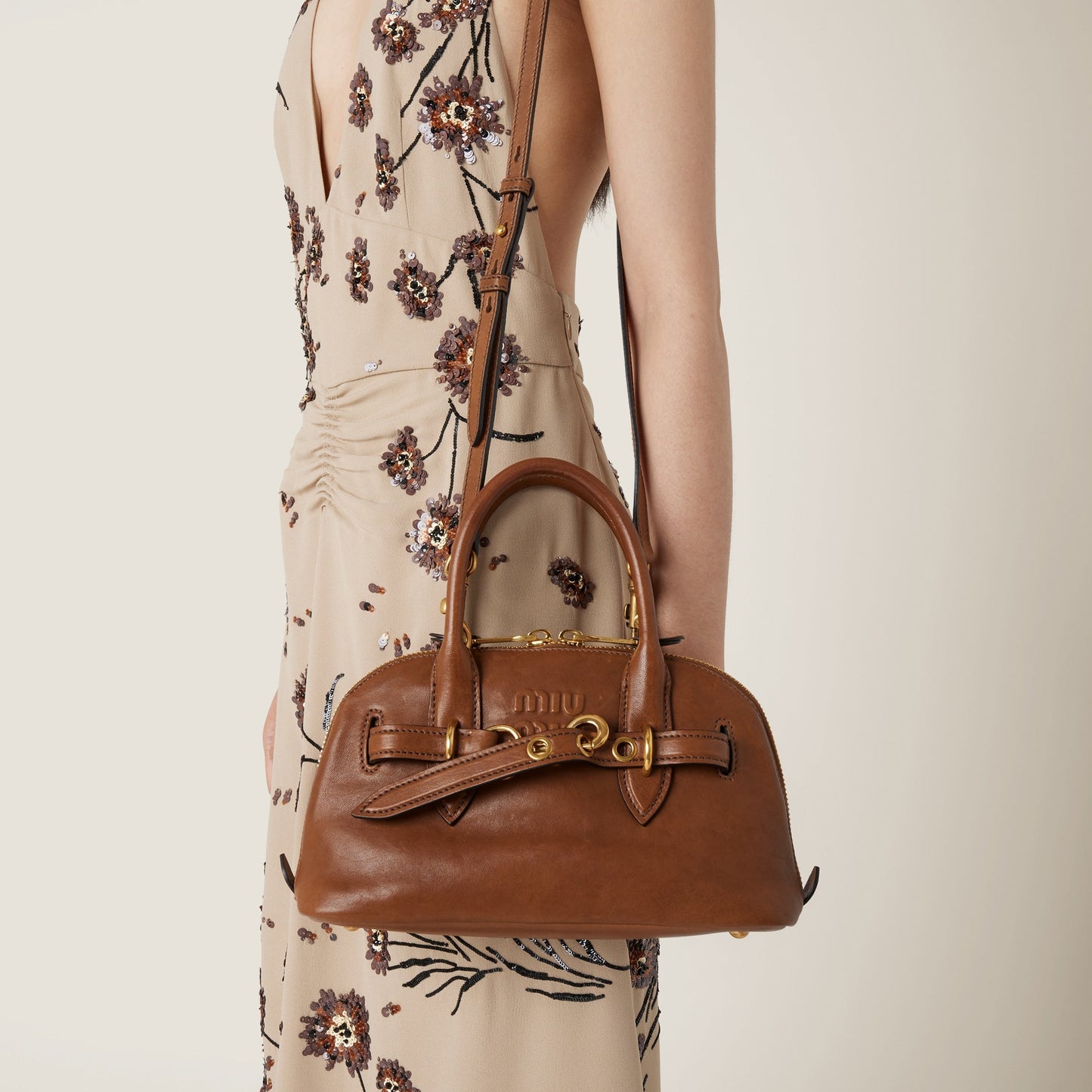 Aventure nappa leather top-handle bag