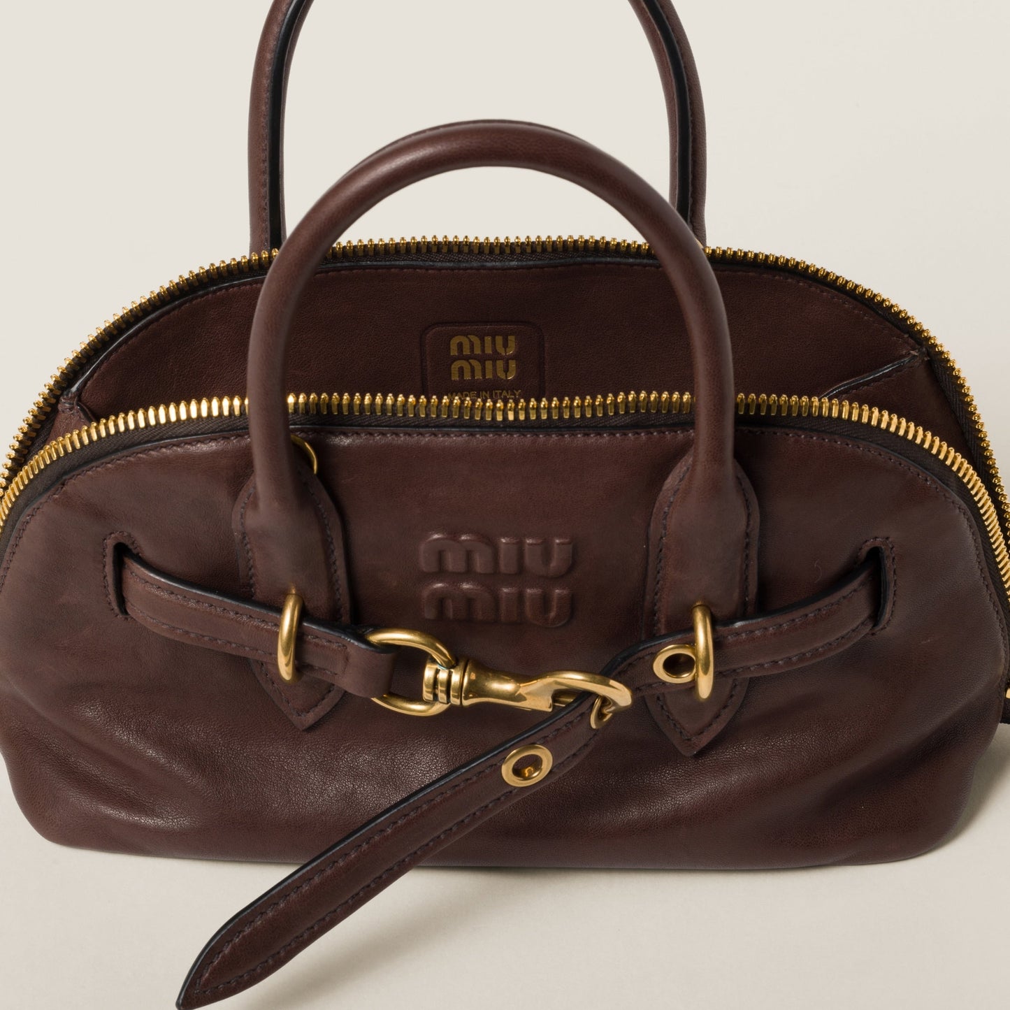 Aventure nappa leather top-handle bag