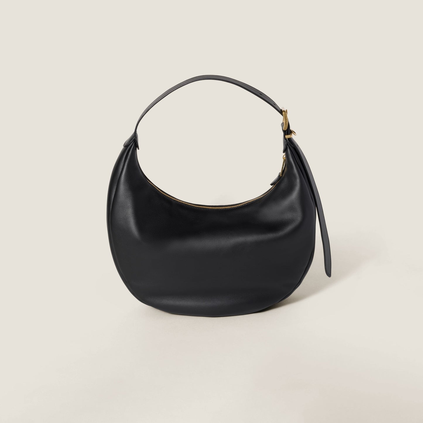 Leather hobo bag