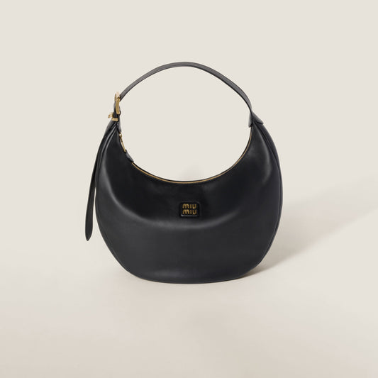 Leather hobo bag