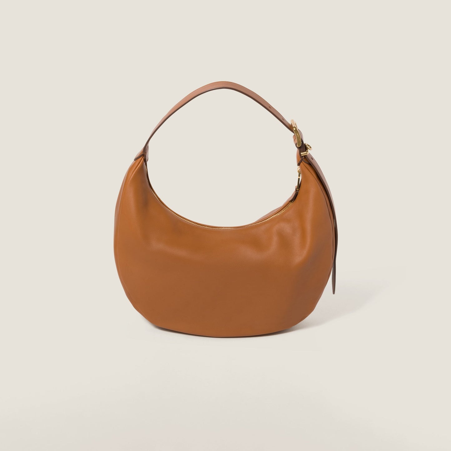 Leather hobo bag