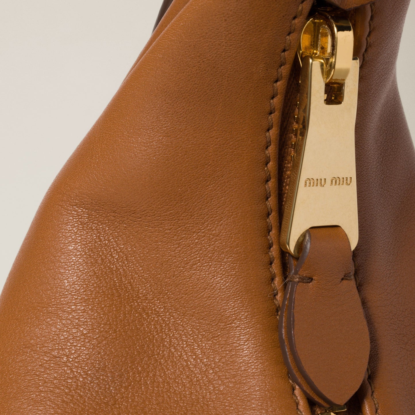 Leather hobo bag