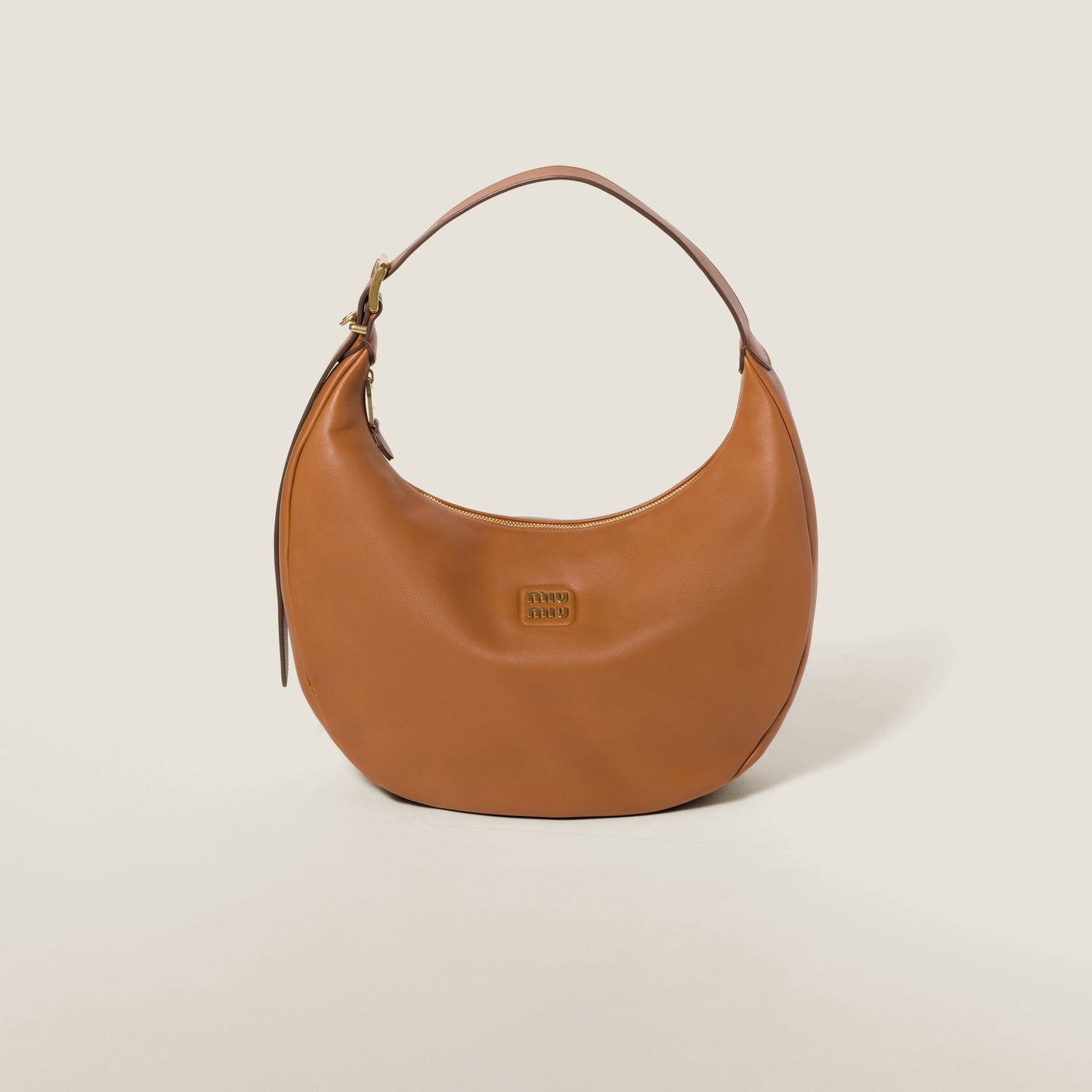 Leather hobo bag