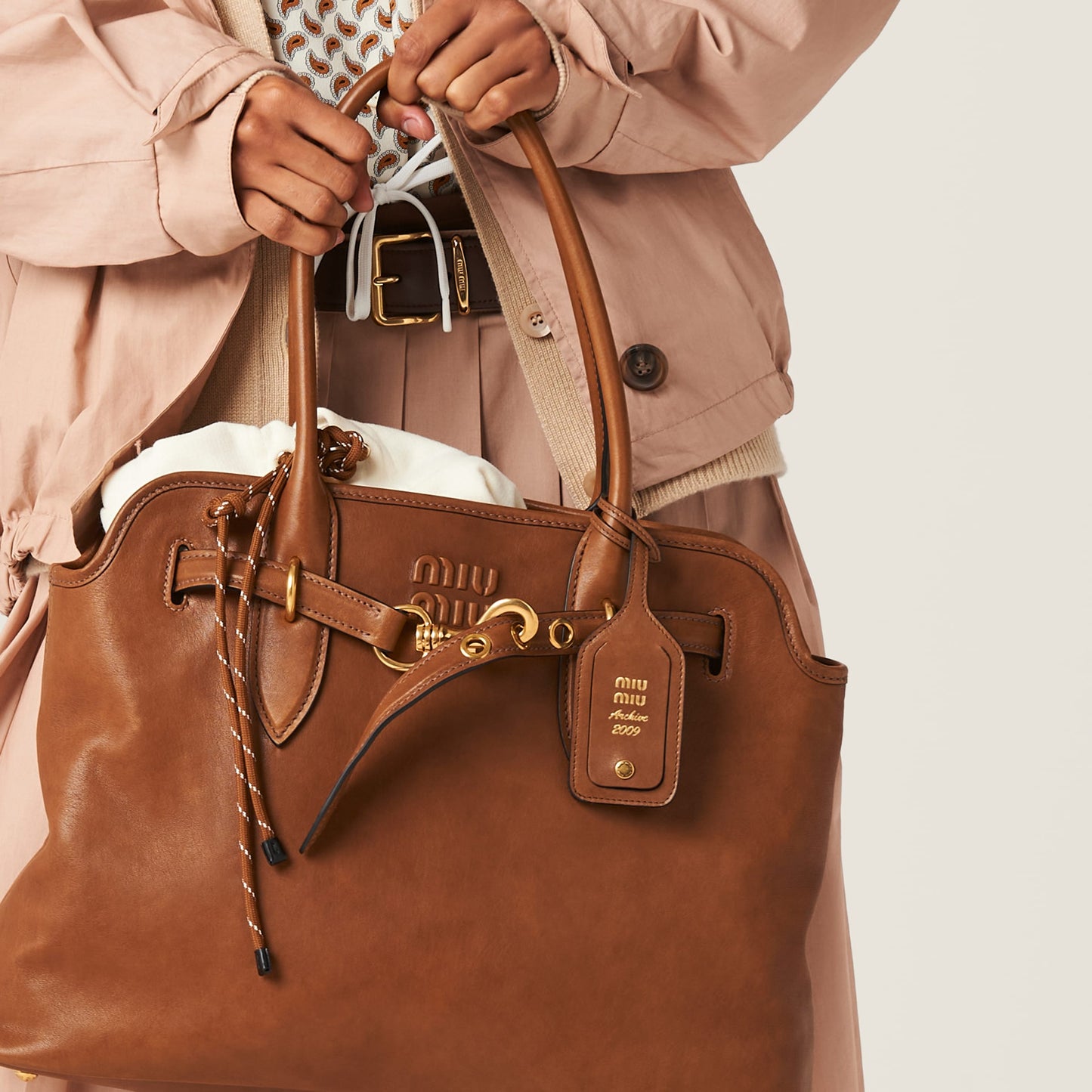 Aventure nappa leather bag