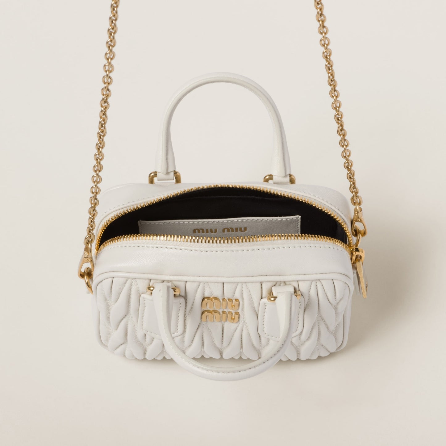 Arcadie Matelassé nappa leather mini-bag