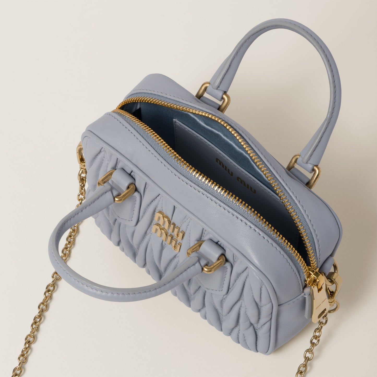 Arcadie Matelassé nappa leather mini-bag