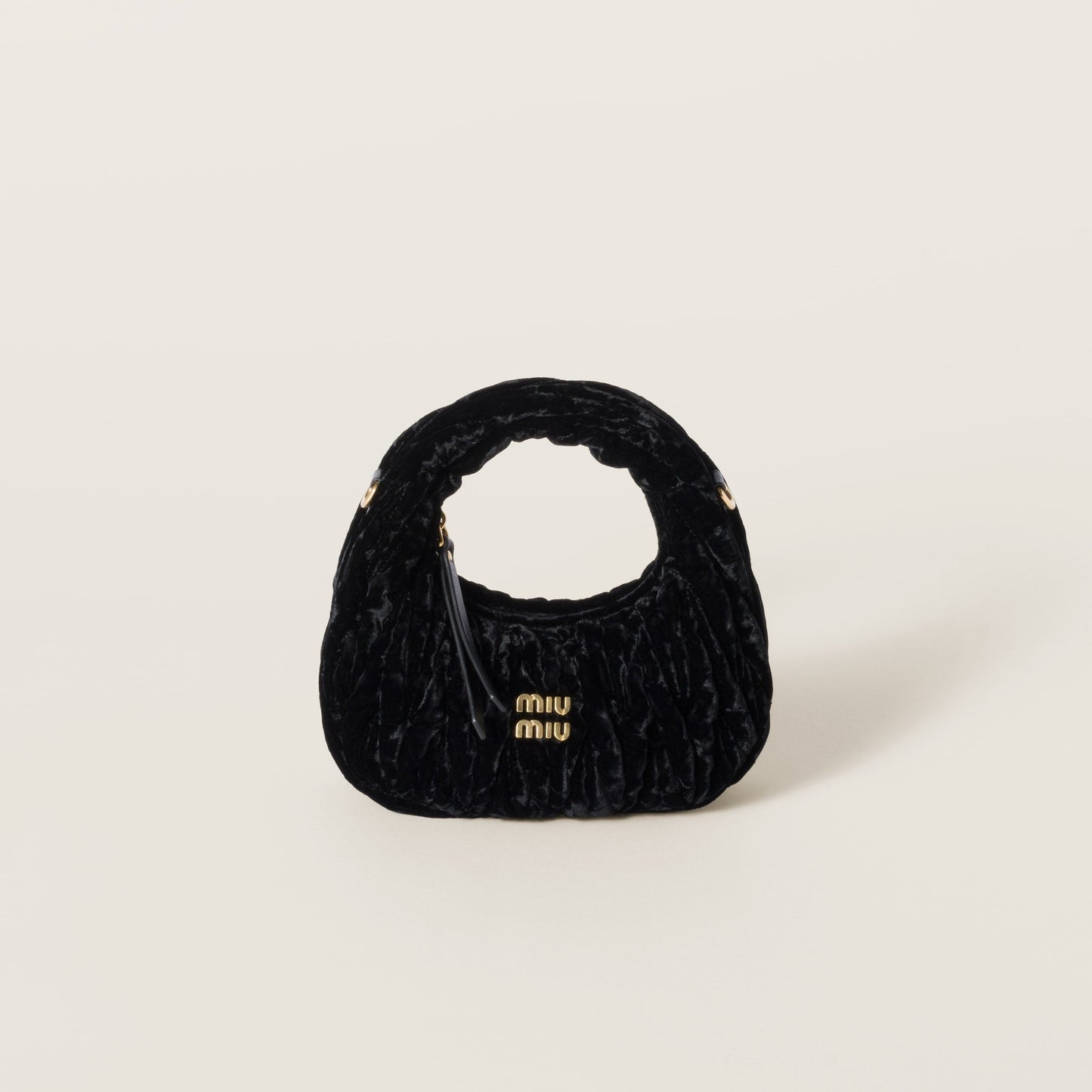 Wander velvet hobo mini bag