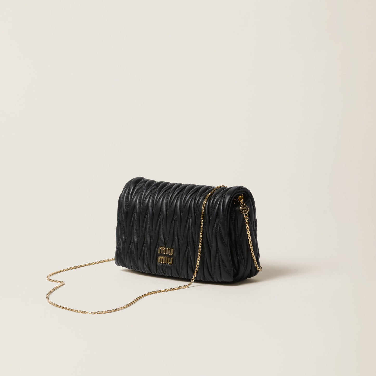 Matelassé nappa leather mini-bag