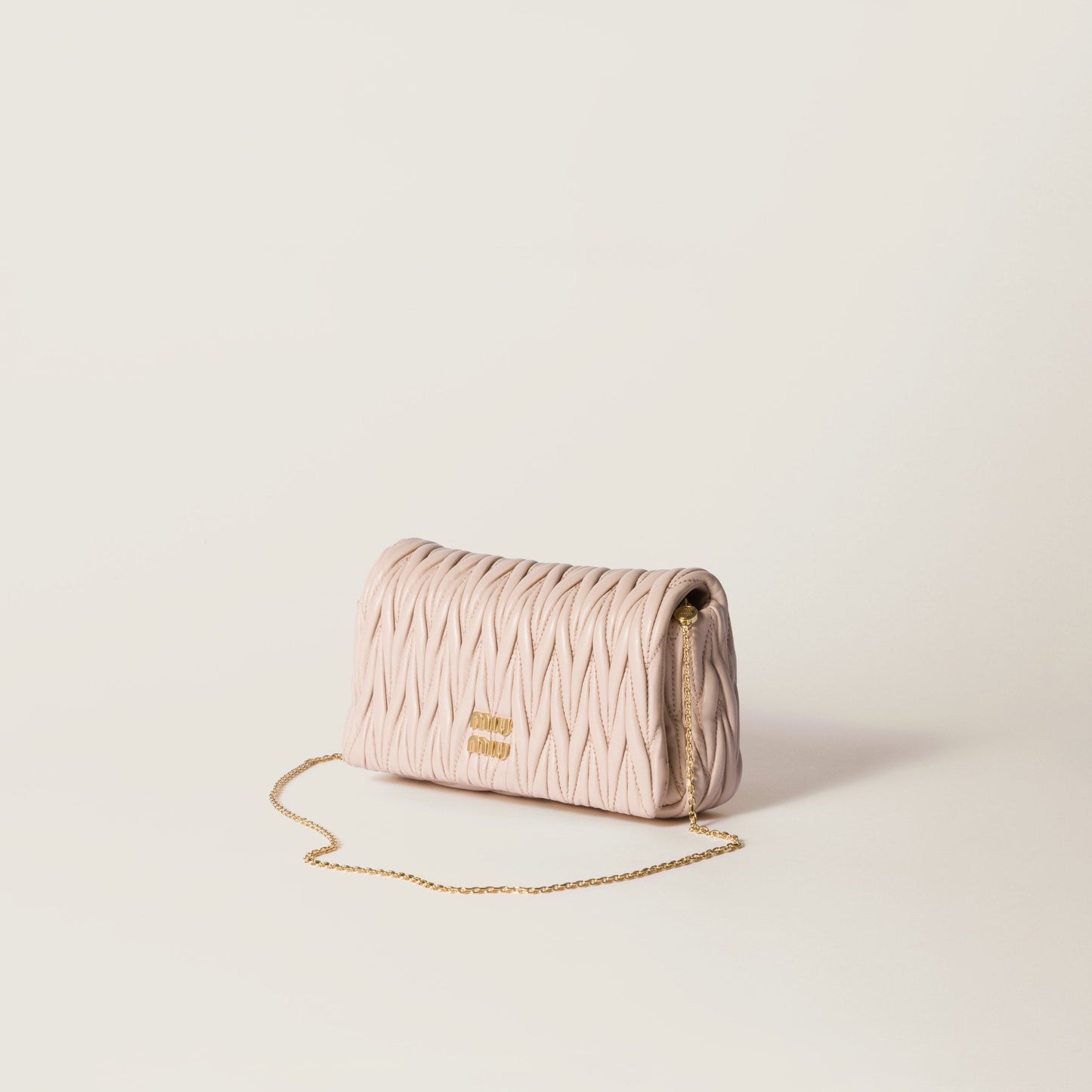 Matelassé nappa leather mini-bag