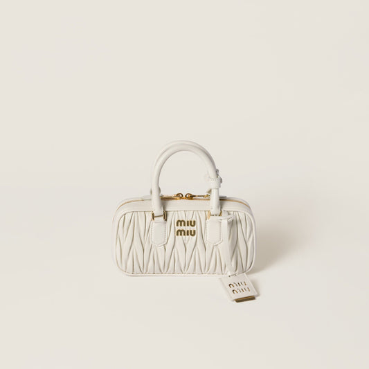 Arcadie matelassé nappa leather mini-bag