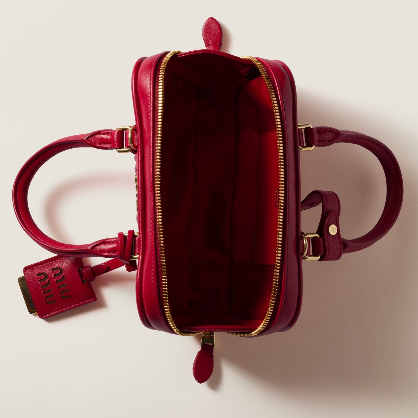 Arcadie matelassé nappa leather mini-bag