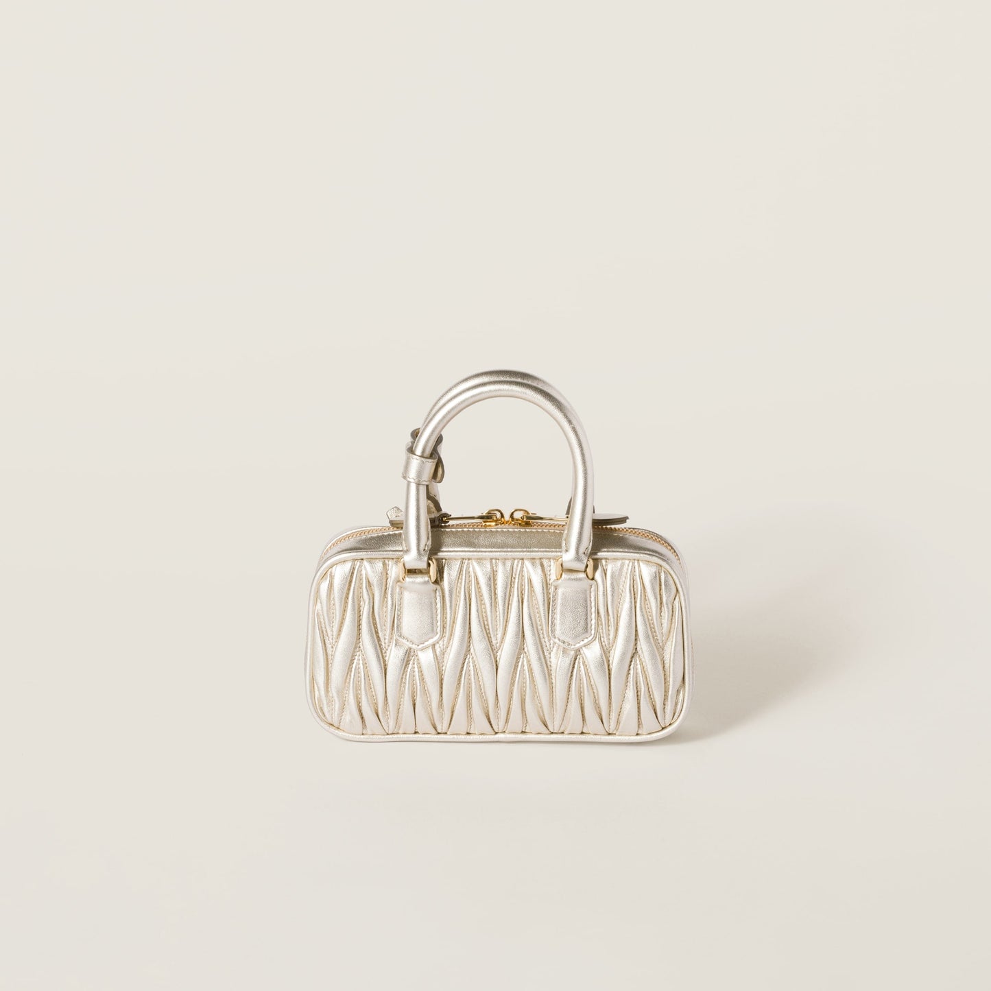 Arcadie matelassé nappa leather mini-bag