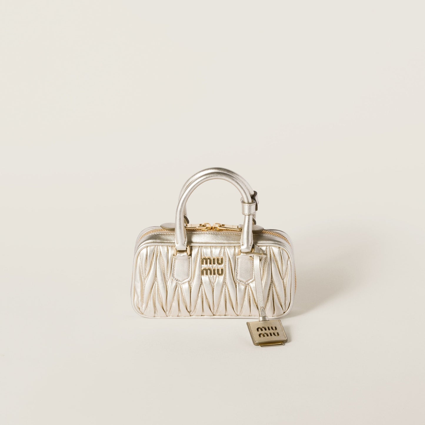 Arcadie matelassé nappa leather mini-bag