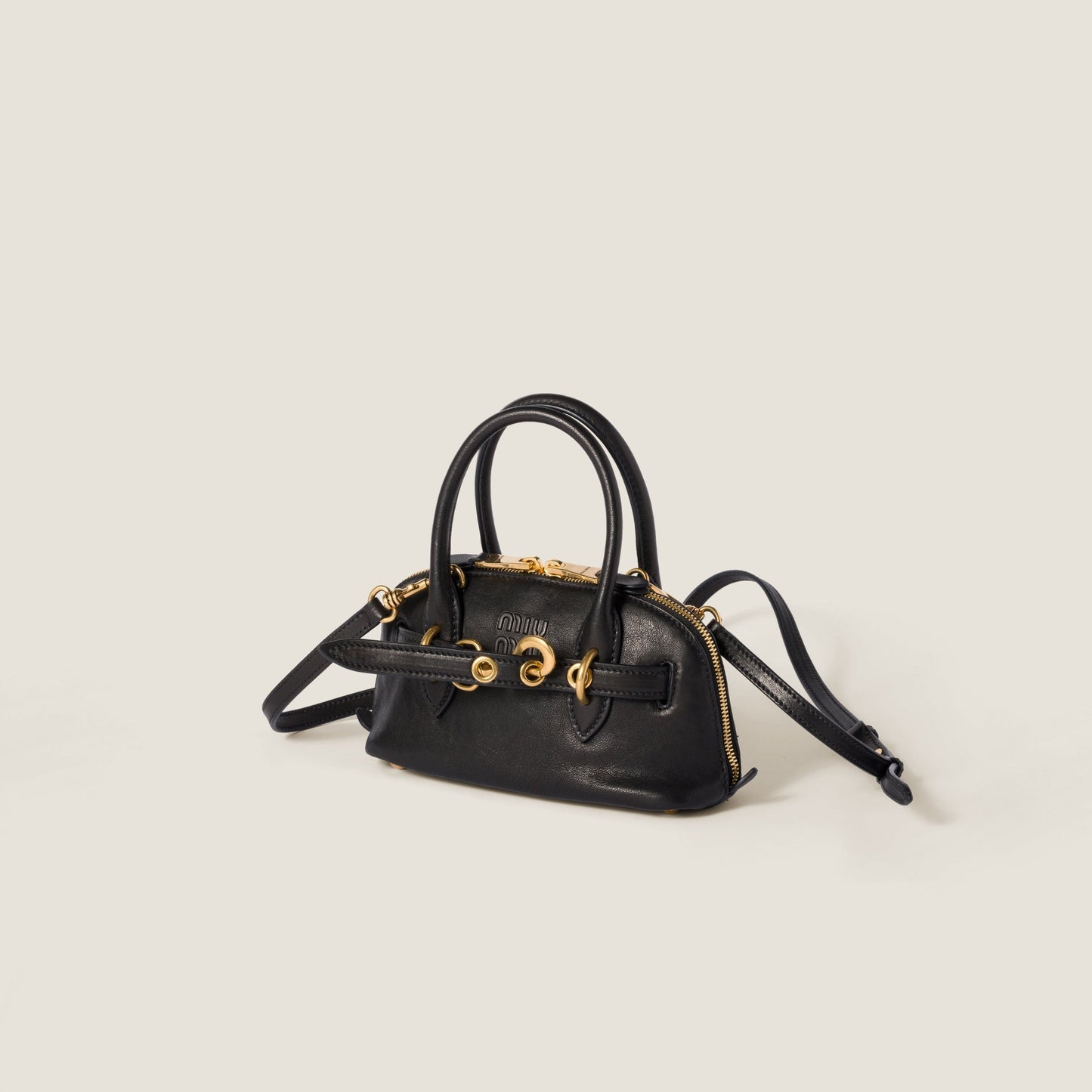 Aventure mini nappa leather bag