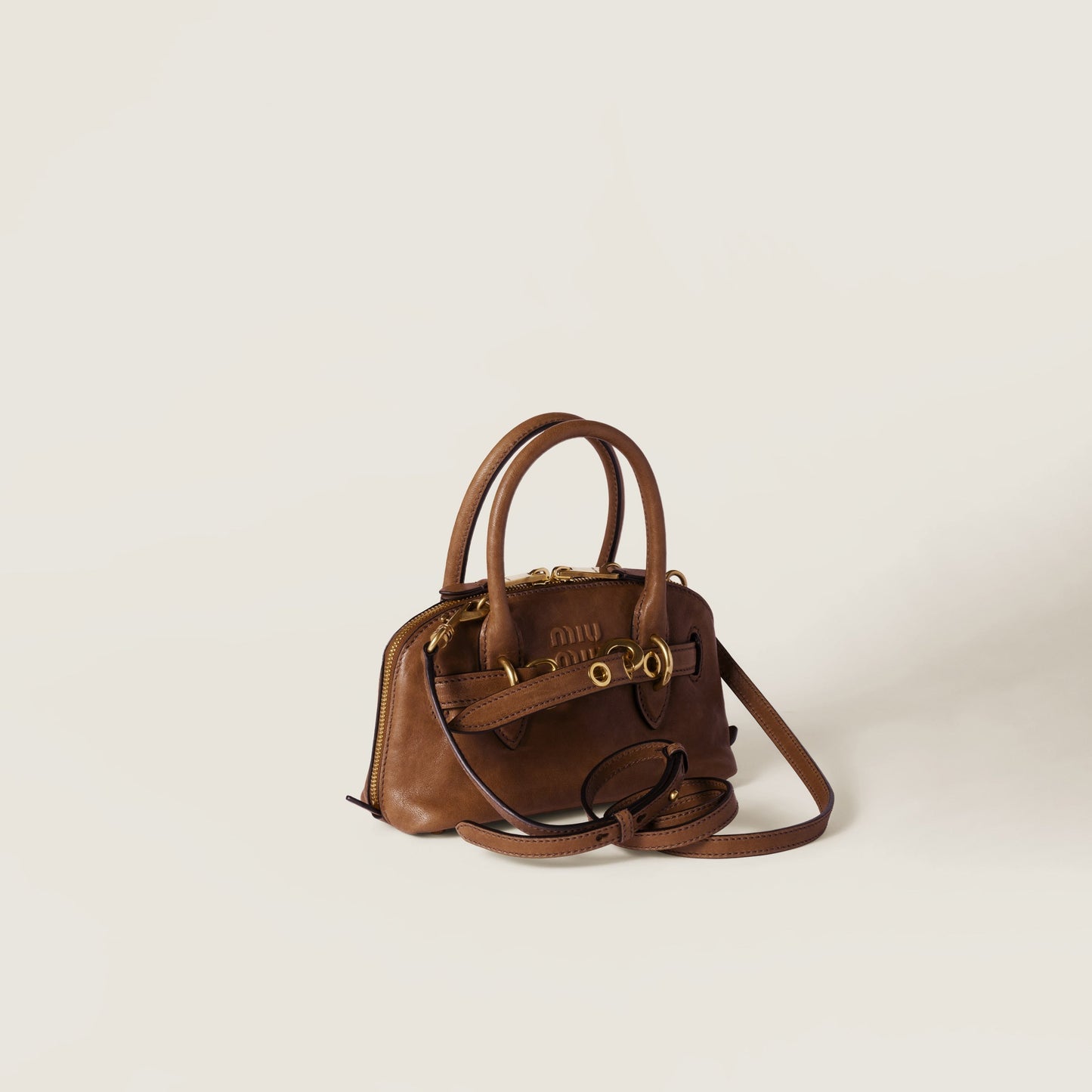 Aventure mini nappa leather bag