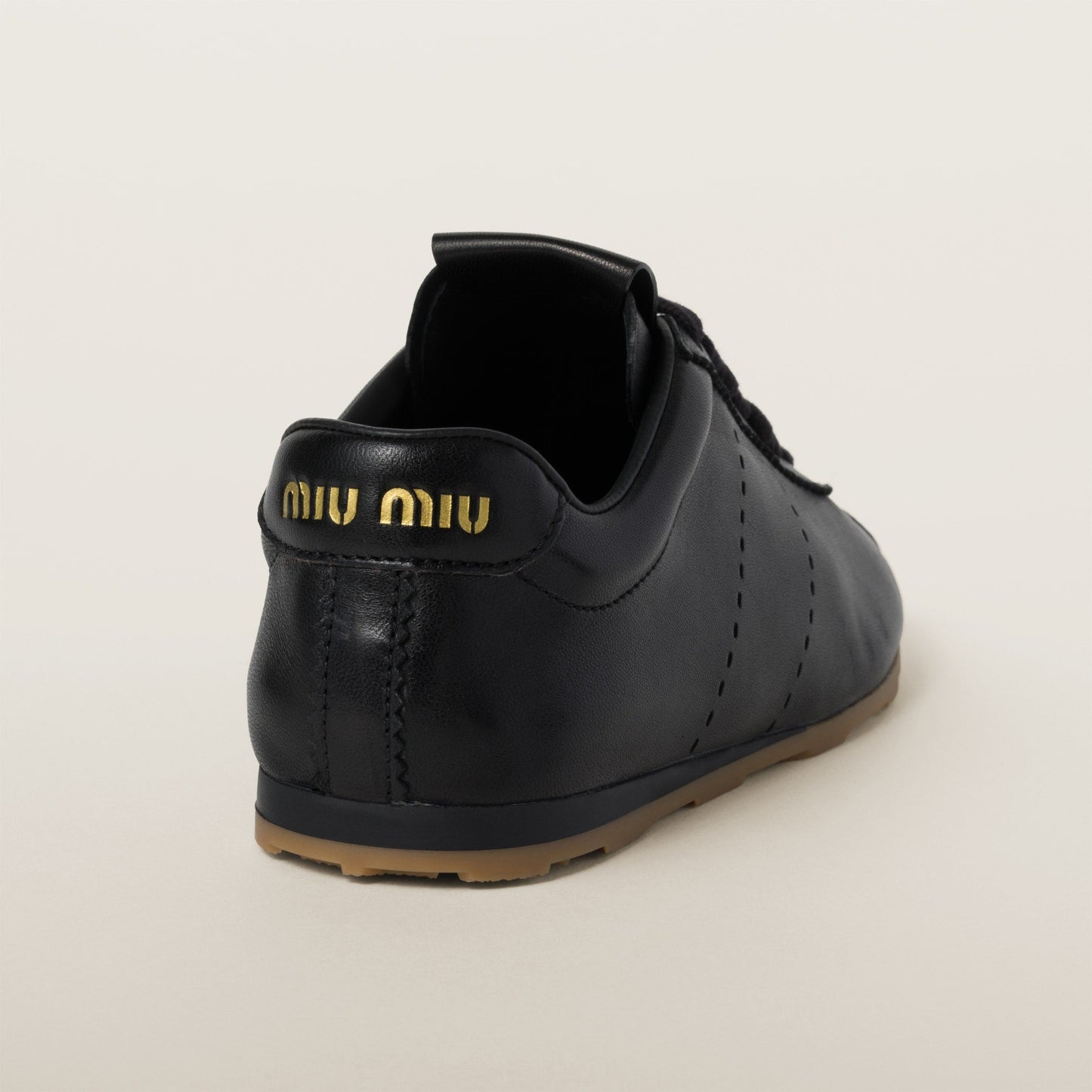 Plume nappa leather sneakers