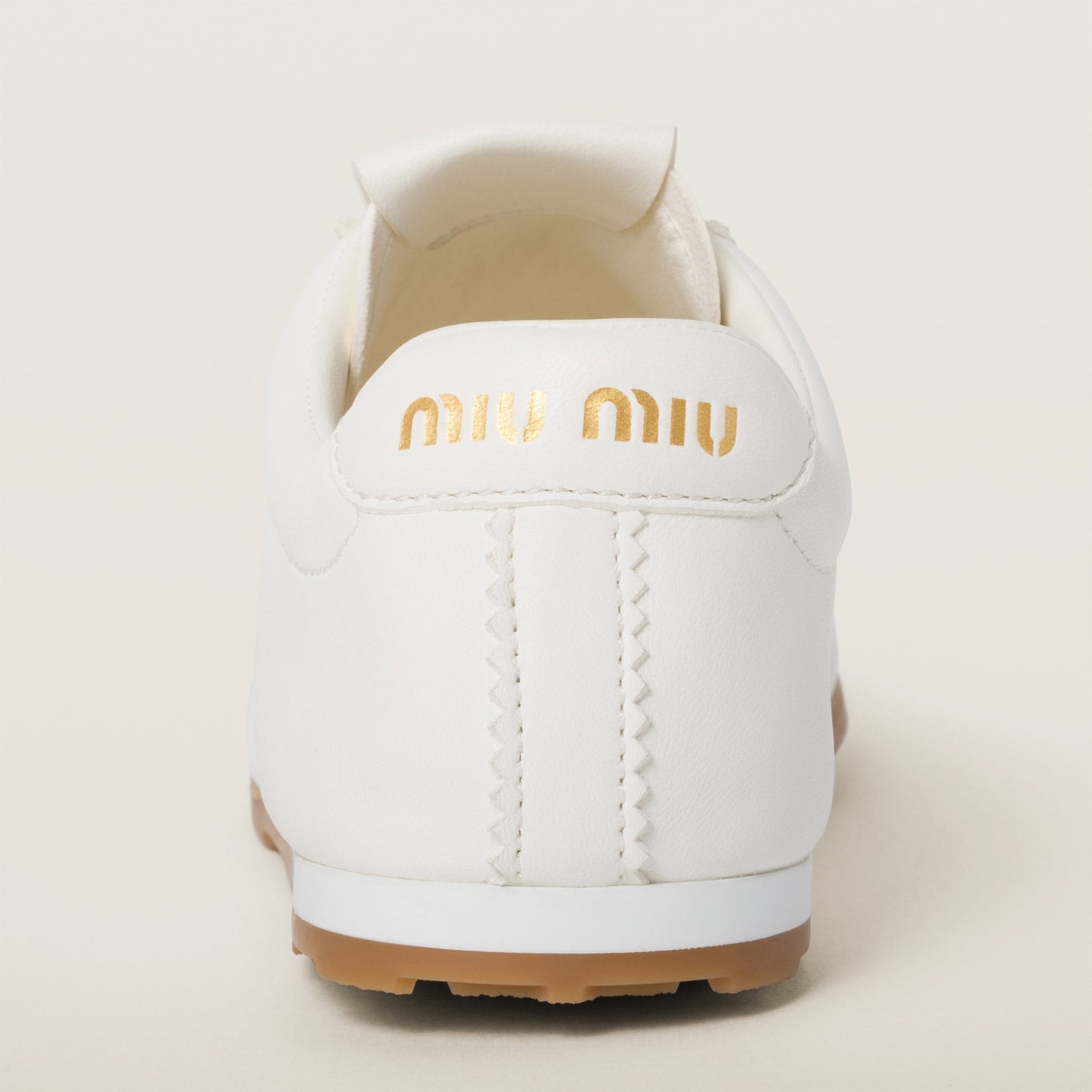 Plume nappa leather sneakers