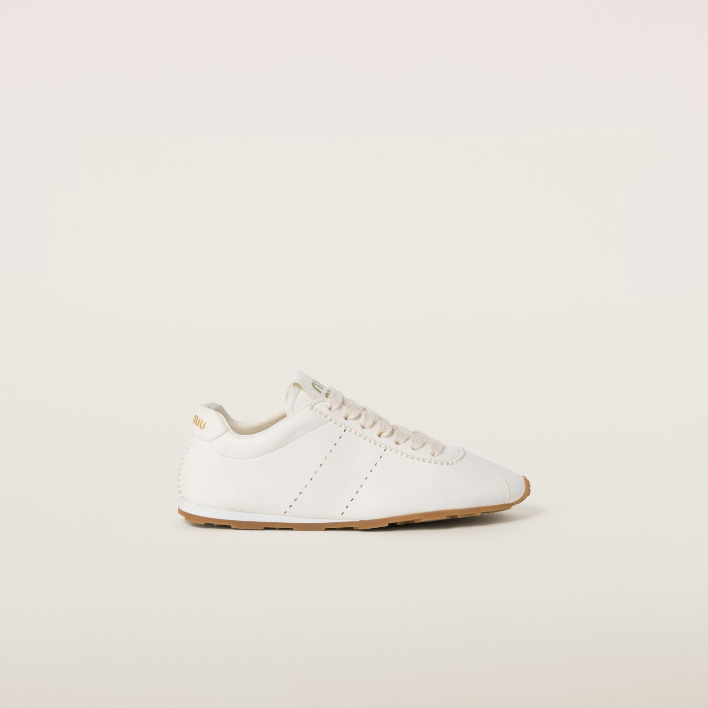 Plume nappa leather sneakers