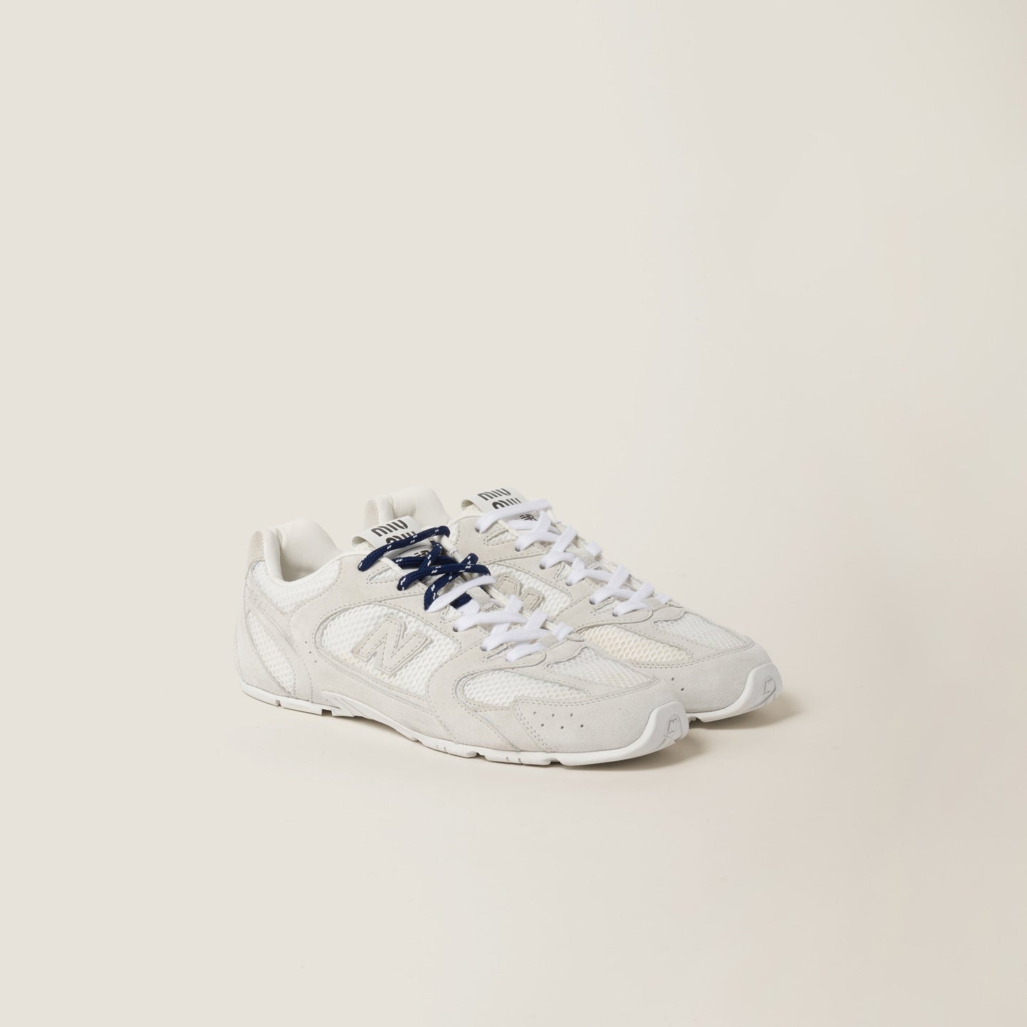 New Balance X Miu Miu 530 SL suede and mesh sneakers