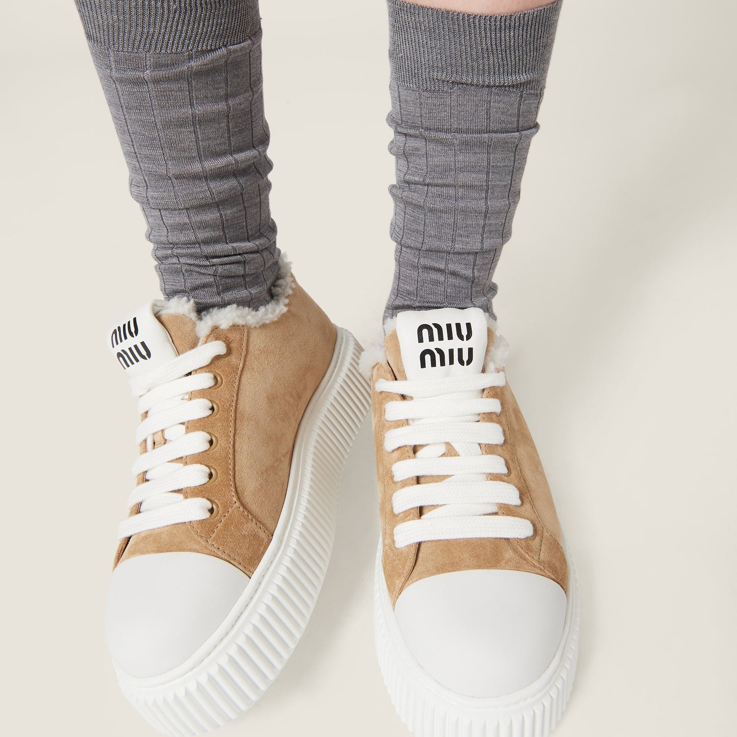 Suede sneakers