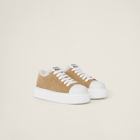 Suede sneakers